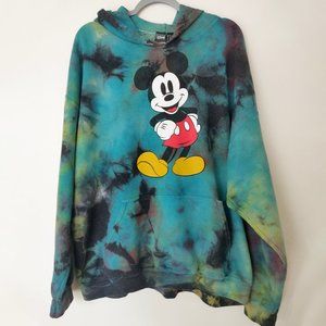 Disney Mickey Mouse Tie-Dyed Hoodie. Size XL